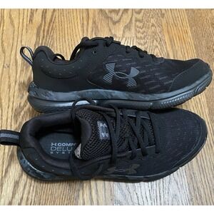Under Armour Charged Assert 10 Camo Shoes Mens Size 7.5 Black 3027036-001